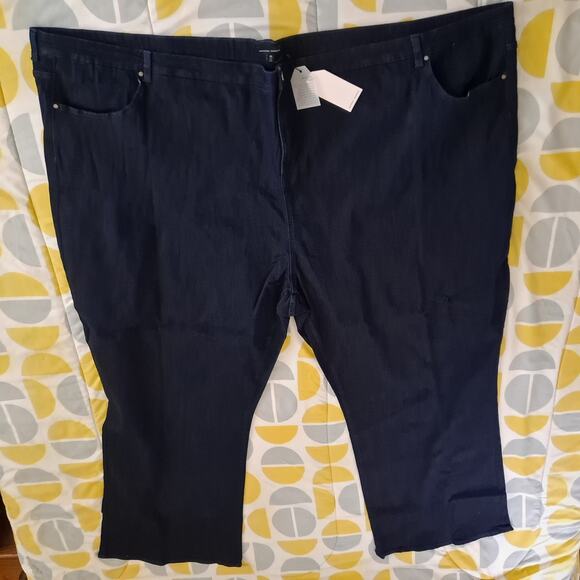 NWT Universal Standard Flare Sava High Rise 34" Jeans Dark Indigo Womens Size 40 - Picture 7 of 16